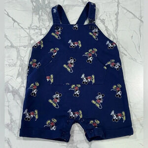 Disney Baby Mickey Mouse Shortalls |  24M
